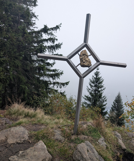 železná ruda na vrcholu Mittagslpatzlu